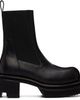 Rick Owens Rick Owens Black Tower Beatle Bogun Chelsea Boots - 1