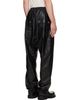 Rick Owens Rick Owens Black Tower Bela Leather Pants - 3