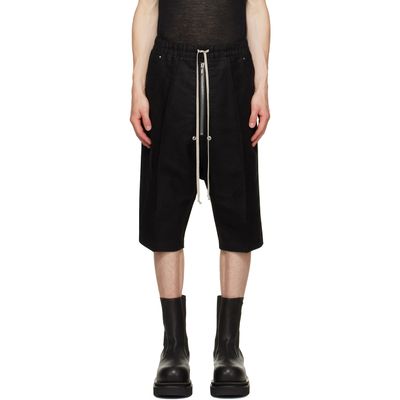 Rick Owens Rick Owens Black Tower Bela Pods Shorts