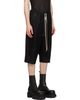 Rick Owens Rick Owens Black Tower Bela Pods Shorts - 2