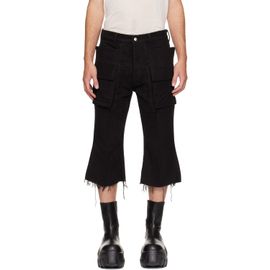Rick Owens Rick Owens Black Tower Bolan Cutoff Cargo Pants