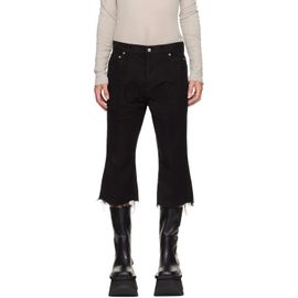 Rick Owens Rick Owens Black Tower Bolan Cutoff Jeans
