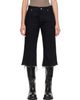Rick Owens Rick Owens Black Tower Bolan Cutoff Shorts - 1
