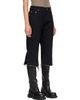 Rick Owens Rick Owens Black Tower Bolan Cutoff Shorts - 2