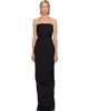 Rick Owens Rick Owens Black Tower Bustier Maxi Dress - 1