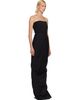 Rick Owens Rick Owens Black Tower Bustier Maxi Dress - 2