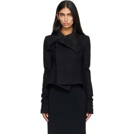 Rick Owens Rick Owens Black Tower Buttoned Naska Jacket