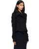 Rick Owens Rick Owens Black Tower Buttoned Naska Jacket - 2