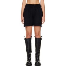 Rick Owens Rick Owens Black Tower Cashmere Shorts