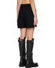 Rick Owens Rick Owens Black Tower Cashmere Shorts - 2