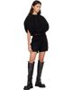 Rick Owens Rick Owens Black Tower Cashmere Shorts - 4