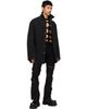 Rick Owens Rick Owens Black Tower Collared Mac Jacket - 4