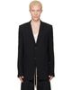 Rick Owens Rick Owens Black Tower Concordian Blazer - 1