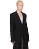 Rick Owens Rick Owens Black Tower Concordian Blazer - 2