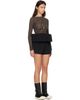 Rick Owens Rick Owens Black Tower Crater Shorts - 2