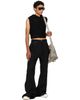 Rick Owens Rick Owens Black Tower Cropped Hooded Tank Top - 4