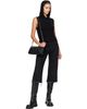 Rick Owens Rick Owens Black Tower Cropped Tank Hoodie - 4