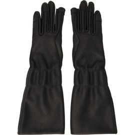 Rick Owens Rick Owens Black Tower Cuffed Gloves
