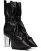Rick Owens Rick Owens Black Tower Cuffed Taquito Pull On Boots - 4