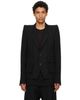 Rick Owens Rick Owens Black Tower Custom Larry Jacket - 1