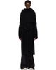 Rick Owens Rick Owens Black Tower Dagger Robe Coat - 1