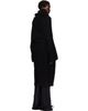 Rick Owens Rick Owens Black Tower Dagger Robe Coat - 3