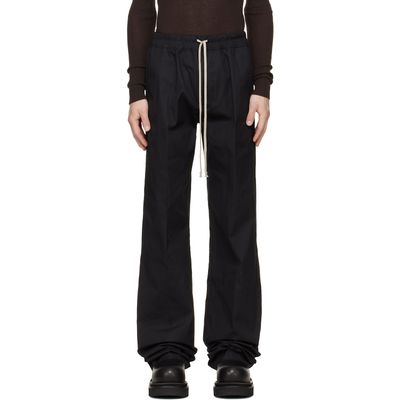 Rick Owens Rick Owens Black Tower Dietrich Drawstring Trousers