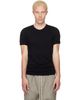 Rick Owens Rick Owens Black Tower Double S/S T-shirt - 1