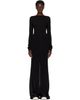 Rick Owens Rick Owens Black Tower Easy Long Top Midi Dress - 1