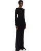 Rick Owens Rick Owens Black Tower Easy Long Top Midi Dress - 2