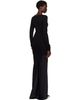Rick Owens Rick Owens Black Tower Easy Long Top Midi Dress - 3
