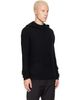 Rick Owens Rick Owens Black Tower Felt Cashmere Hoodie - 2