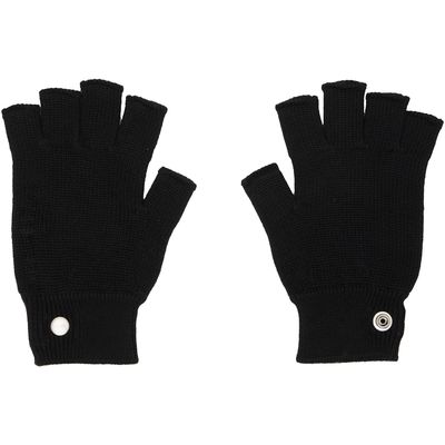 Rick Owens Rick Owens Black Tower Fingerless Gloves