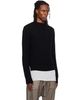 Rick Owens Rick Owens Black Tower Fisherman Round Neck Sweater - 2