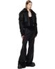Rick Owens Rick Owens Black Tower Flight Cropped Leather Jacket - 4