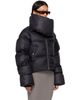 Rick Owens Rick Owens Black Tower Funnel Neck Down Jacket - 2