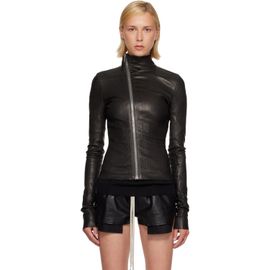 Rick Owens Rick Owens Black Tower Gary Leather Jacket