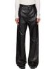 Rick Owens Rick Owens Black Tower Geth Leather Pants - 1