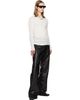 Rick Owens Rick Owens Black Tower Geth Leather Pants - 4