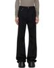 Rick Owens Rick Owens Black Tower Geth Wool Whipcord Jeans - 1