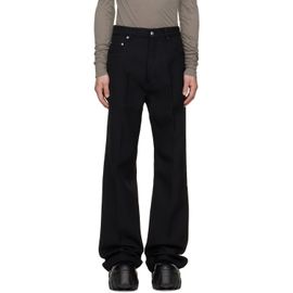 Rick Owens Rick Owens Black Tower Geth Wool Whipcord Jeans