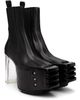 Rick Owens Rick Owens Black Tower Grilled Kiss 45 Boots - 4