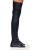 Rick Owens Rick Owens Black Tower High Stocking Sneaks Sneakers - 1