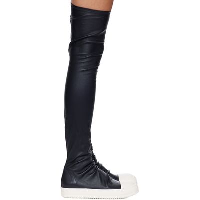 Rick Owens Rick Owens Black Tower High Stocking Sneaks Sneakers