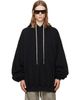 Rick Owens Rick Owens Black Tower Hun Hoodie - 1