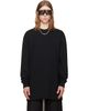 Rick Owens Rick Owens Black Tower Jumbo LS Sweatshirt - 1