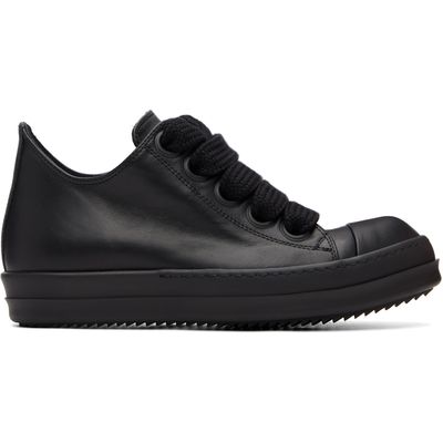 Rick Owens Rick Owens Black Tower Jumbolace Low Sneaks Sneakers