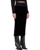 Rick Owens Rick Owens Black Tower Knee Bias Midi Skirt - 2