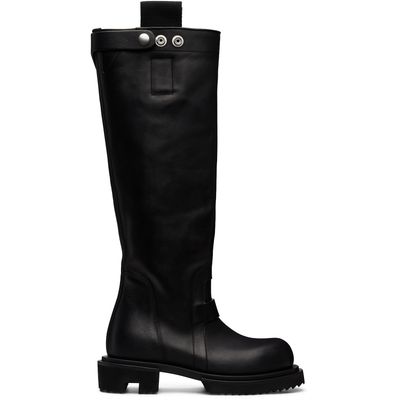 Rick Owens Rick Owens Black Tower Knee Pull-On Gabe Tall Boots