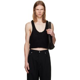 Rick Owens Rick Owens Black Tower Knit Tank Top